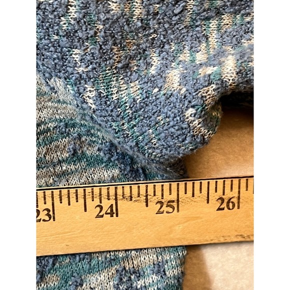 Pure Jill Hooded Open Front Cardigan Pockets‎ Blue Knit Sweater 1X J.JILL - Picture 7 of 12